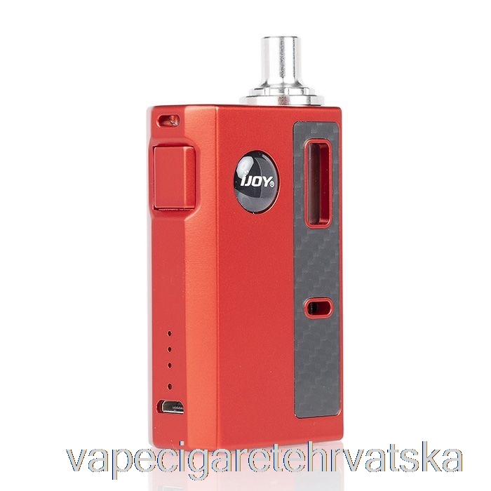 Vape Cigarete Ijoy Merkur 12w Aio Pod Sustav Crveni Ugljik